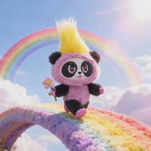 Blast Panda Слепой Кубок - Шок-розовый